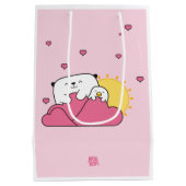 Bolsa para regalo Mostropi│Opi y Kipi Valentín Medium Cadeauzakje (Achterkant)