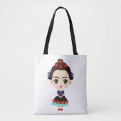 Bolsa Pequena Frida Tote Bag (Voorkant)