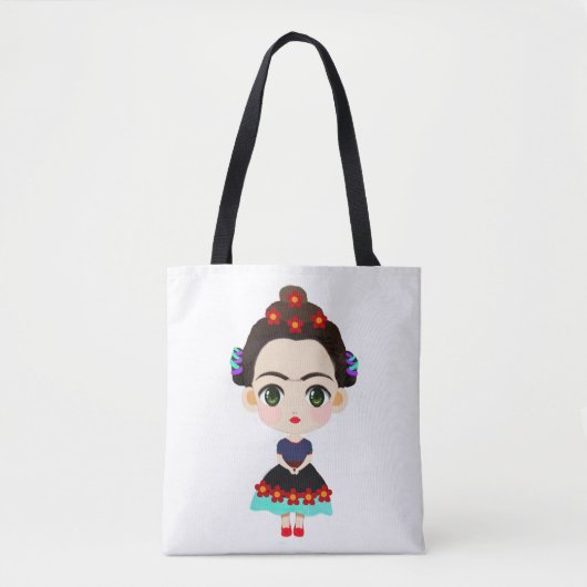 Bolsa Pequena Frida Tote Bag (Voorkant)