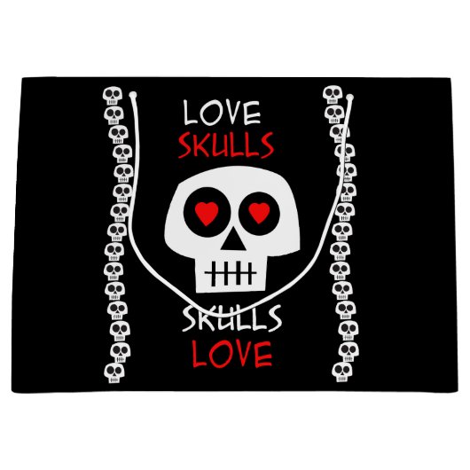 Bolsa Presente GR Skulls Large Cadeautasje (Voorkant)