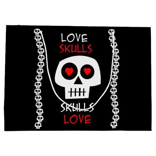 Bolsa Presente GR Skulls Large Cadeautasje (Achterkant)