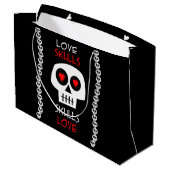 Bolsa Presente GR Skulls Large Cadeautasje (Achterkant Gekanteld)