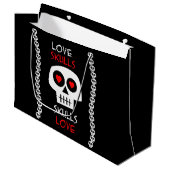 Bolsa Presente GR Skulls Large Cadeautasje (Voorkant Gekanteld)