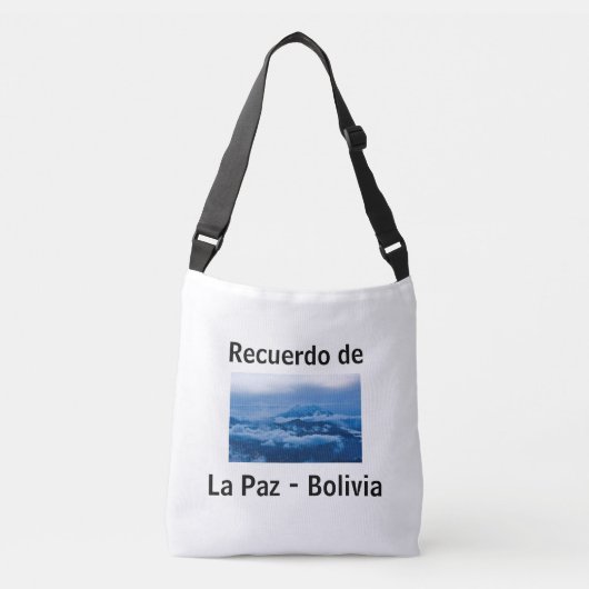 Bolsa recuerdo de La Paz  Crossbody Tas (Voorkant)