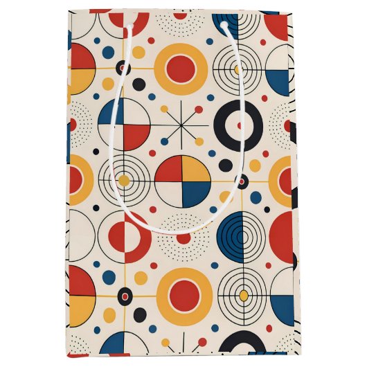 Bolsa regalo diseño geométrico medium cadeauzakje (Voorkant)