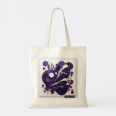 Bolsa Tote Arte Nocturno Abstracto Tote Bag (Achterkant)