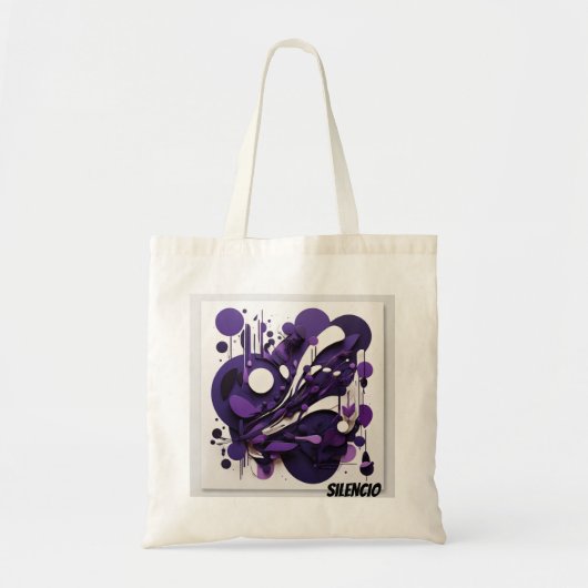 Bolsa Tote Arte Nocturno Abstracto Tote Bag (Voorkant)