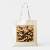 Bolsa Tote Arte Solar Abstracto Tote Bag (Achterkant)