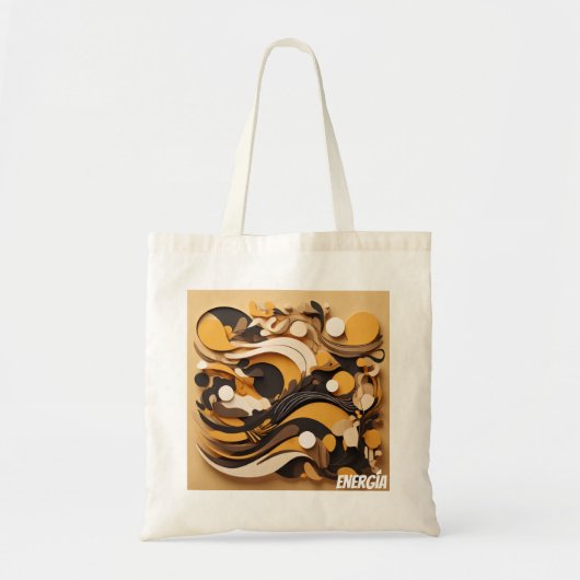 Bolsa Tote Arte Solar Abstracto Tote Bag (Voorkant)