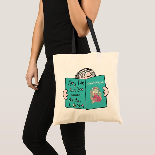 Bolsa tote bag "soy 1 de las 200..." (Voorkant (product))