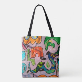 Bolsa tote, estampa em toda a área, Bolsa Tote de Bag
