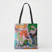 Bolsa tote, estampa em toda a área, Bolsa Tote de Tote Bag (Voorkant)