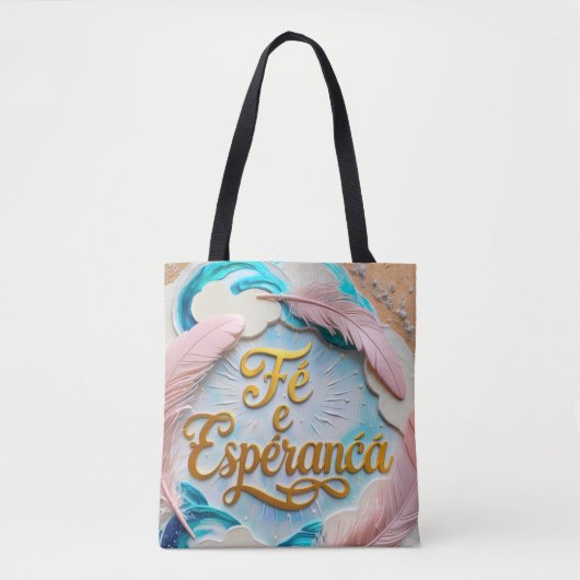 Bolsa Tote - Fé e Esperança Bag (Voorkant)