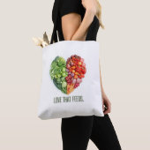 Bolsa Tote Grande Bag with image of vegetables 1. (Dichtbij)