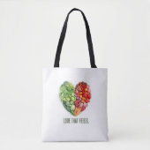 Bolsa Tote Grande Bag with image of vegetables 1. Tote Bag (Voorkant)