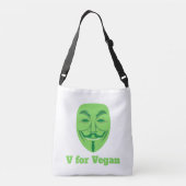 Bolsa Tote Image for vegans. Crossbody Tas (Achterkant)