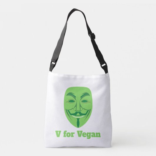 Bolsa Tote Image for vegans. Crossbody Tas (Achterkant)