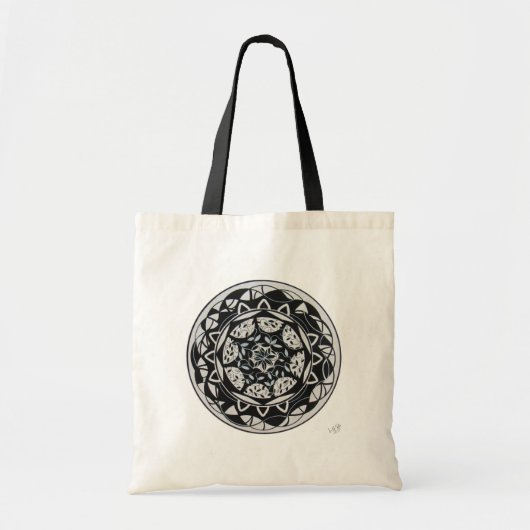 Bolsa Tote Mandala Serenidade Floral Bag (Voorkant)