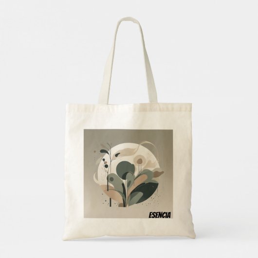 Bolsa Tote Minimal Esencia Abstracta Bag (Achterkant)