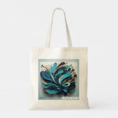 Bolsa Tote Océano Profundo Abstracto Bag (Achterkant)