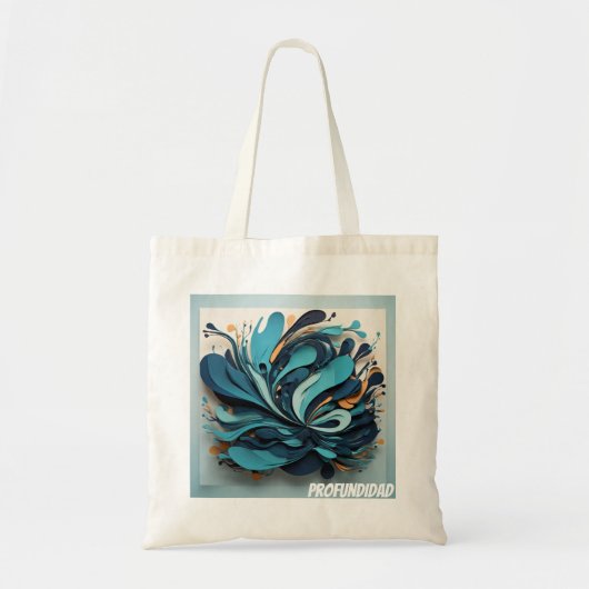 Bolsa Tote Océano Profundo Abstracto Bag (Voorkant)