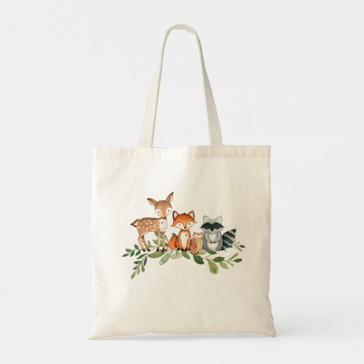 Bolsas de ducha para bebés de Woodland Tote Bag (Achterkant)