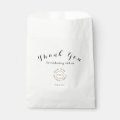 Bolsas de papel para regalo personalizables bedankzakje (Voorkant)