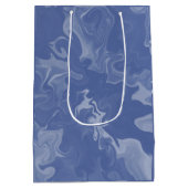 Bolsas de Regalo Azul Marmolado Medium Cadeauzakje (Achterkant)