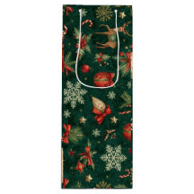 Bolsas de regalos con diseño de navidad 