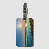 Bolsena, Italië, schilderachtig zonsondergang Bagagelabel (Voorkant (verticaal))