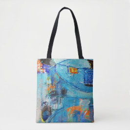 bolso con arte tote bag