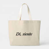 Bolso con mensaje motivacional grote tote bag (Achterkant)