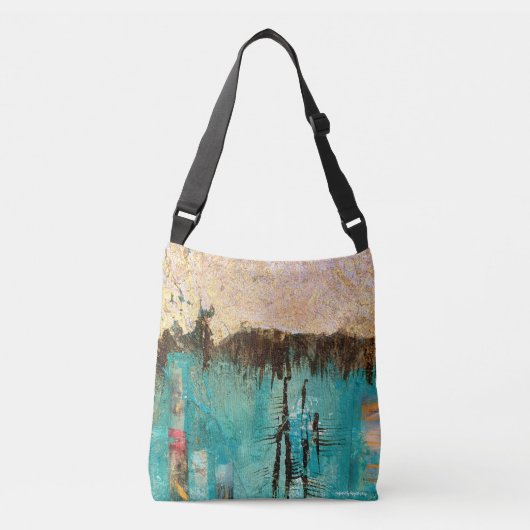 bolso con pintura acrilica pintada a mano crossbody tas (Voorkant)