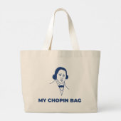 Bolso de tela Chopin Bag compras creativo Grote Tote Bag (Achterkant)