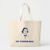 Bolso de tela Chopin Bag compras creativo Grote Tote Bag (Voorkant)