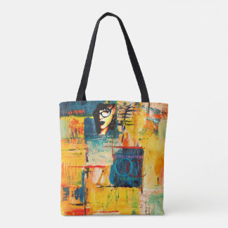 Bolso de tela con estampado  tote bag