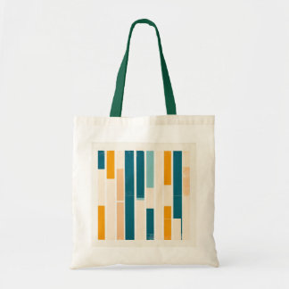bolso de tela económico boho listas tote bag