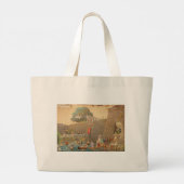 Bolso De Tela Gigante Castelo de São Thiago Grote Tote Bag (Achterkant)