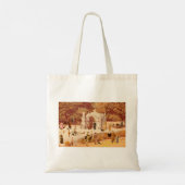 Bolso De Tela Os Avestruzes de Ponte de Lima Tote Bag (Achterkant)