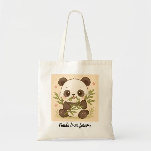 Bolso de Tela Panda Lover Tote Bag (Voorkant)