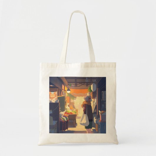 Bolso de tela para compras. tote bag (Voorkant)
