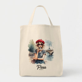 Bolso de Tela Paris Tote Bag