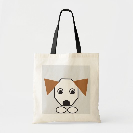 Bolso de tela Puppy Tote Bag (Voorkant)