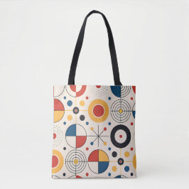 Bolso estampado digital diseño geométrico tote bag