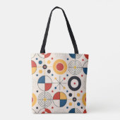 Bolso estampado digital diseño geométrico tote bag (Achterkant)
