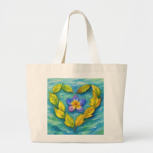 Bolso Flor en el mar Grote Tote Bag (Voorkant)