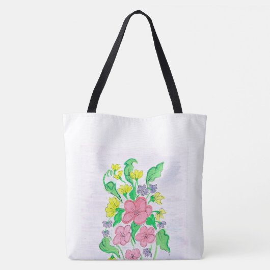 Bolso Morral Ilustrado Cris Tote Bag (Achterkant)