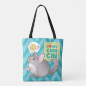 Bolso Reversible I Love my Chinchi Tote Bag (Achterkant)