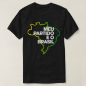 Bolsonaro Presidente 2022 Brasil  Camiseta  T-shirt (Design voorkant)