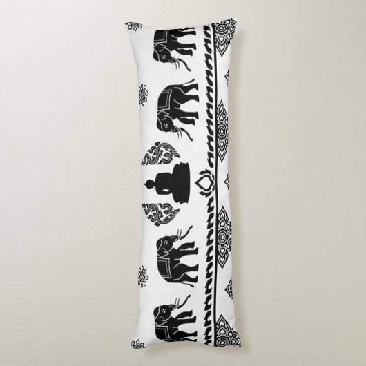 BOLSTER PILLOW MET BATIK MOTIF LICHAAMSKUSSEN (Achterkant (Verticaal))